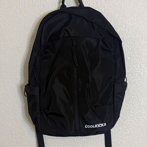 NEW- COOLKICKS- Black Men's Backpack- padded and charging cord